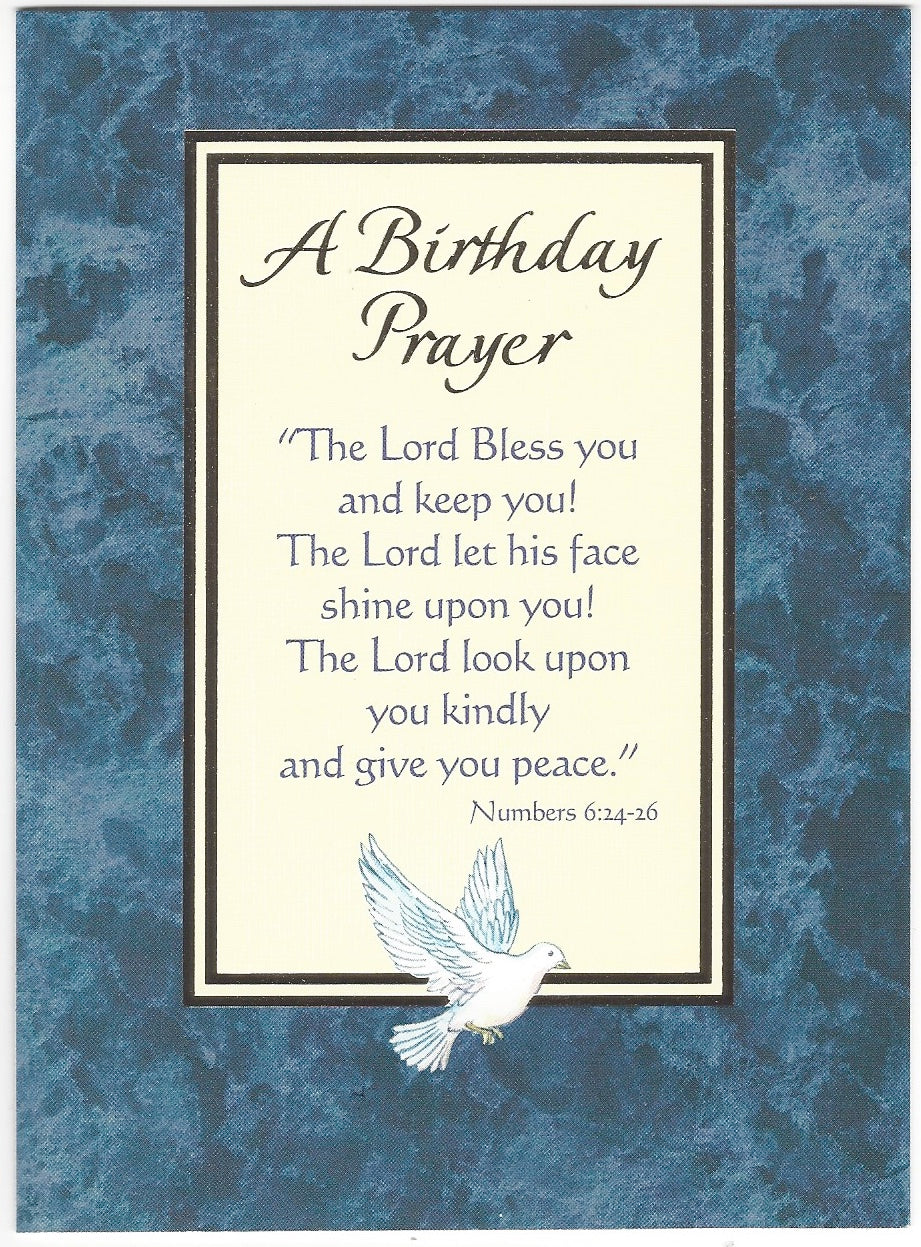 Birthday Prayer Card – Joseph's Inspirational